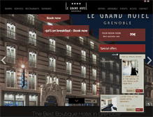 Tablet Screenshot of grand-hotel-grenoble.com