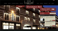 Desktop Screenshot of grand-hotel-grenoble.fr